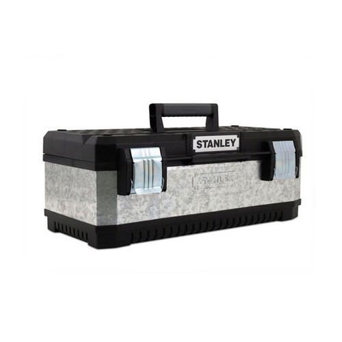 Stanley STA195619 Galvanised Metal Toolbox 58cm/23In (STA195619)