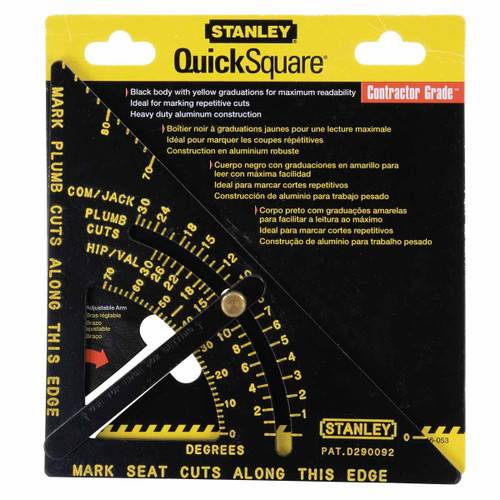 Stanley Tools Adjustable Quick Square 170mm (6.3/4in)