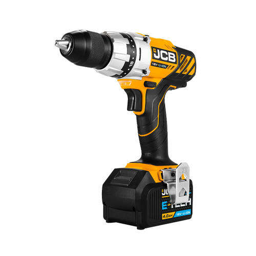 JCB JCB-18DD-4XB 18V Drill Driver with 4.0Ah Battery & Charger