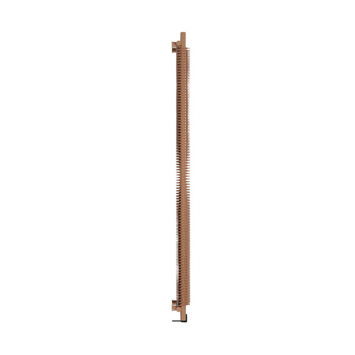 Terma Ribbon V E Vertical Electric Radiator 1800 x 290mm Bright Copper