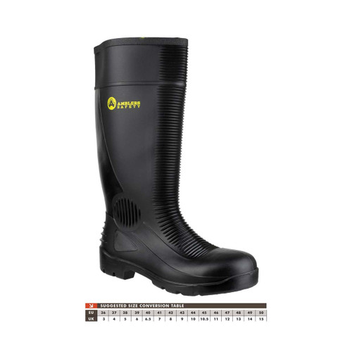 Amblers Safety FS100 Construction Safety Wellington Black - 8