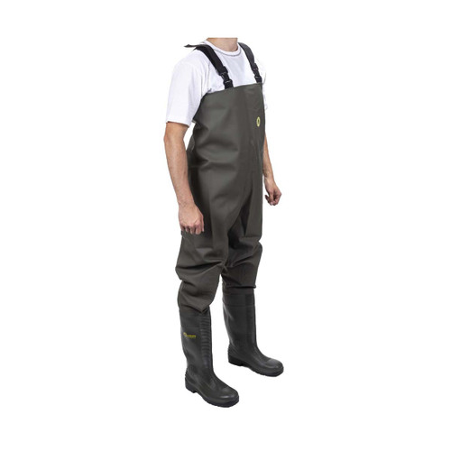 Amblers Safety Tyne Chest Safety Wader Green - 7
