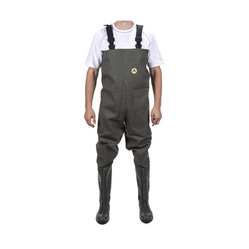 Amblers Safety Tyne Chest Safety Wader Green - 10.5