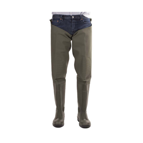 Amblers Safety Forth Thigh Safety Wader Green - 10.5