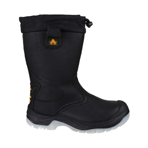 Amblers Safety FS209 Water Resistant Pull On Safety Rigger Boot Black - 7