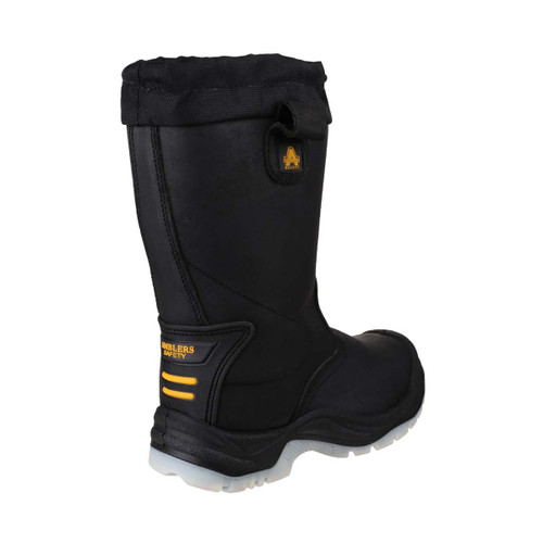 Amblers Safety FS209 Water Resistant Pull On Safety Rigger Boot Black - 9