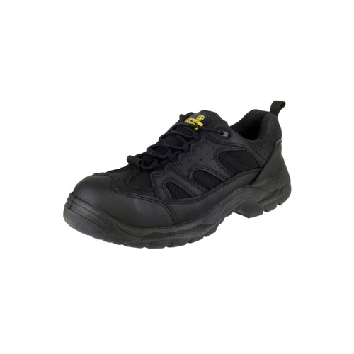 Amblers Safety FS214 Vegan Friendly Safety Shoes Black - 10