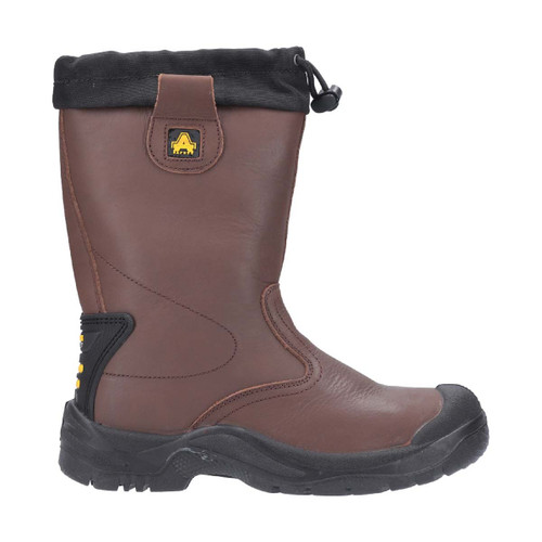 Amblers Safety FS245 Antistatic Pull On Safety Rigger Boot Brown - 14