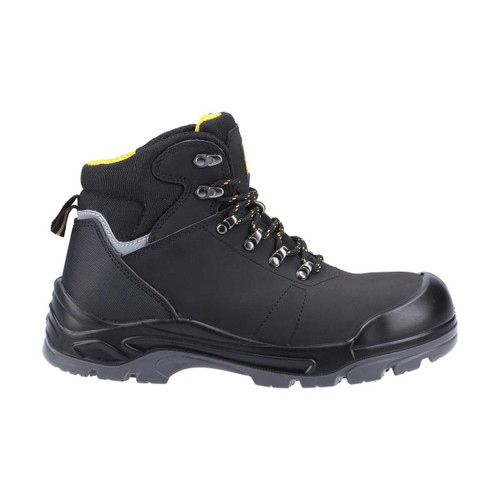 Amblers Safety AS252 Lightweight Water Resistant Leather Safety Boot Black - 10