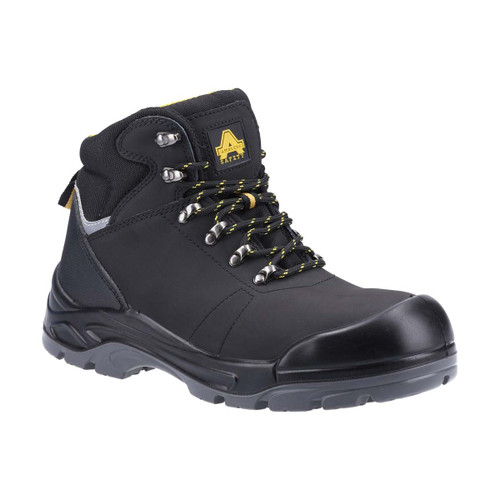 Amblers Safety AS252 Lightweight Water Resistant Leather Safety Boot Black - 10