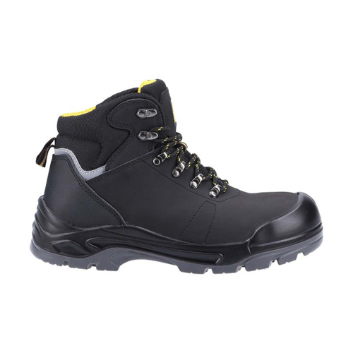 Amblers Safety AS252 Lightweight Water Resistant Leather Safety Boot Black - 12