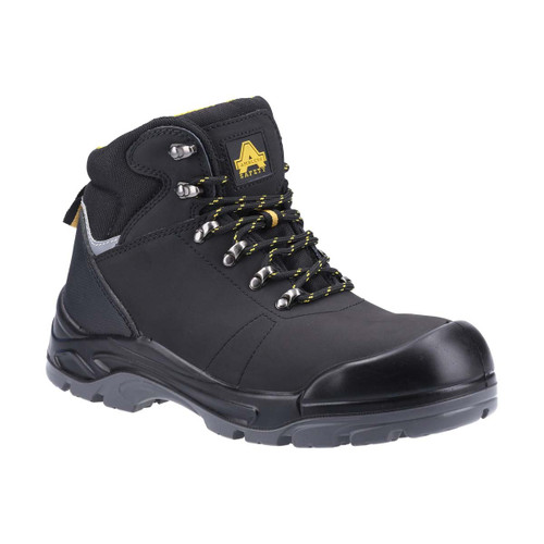 Amblers Safety AS252 Lightweight Water Resistant Leather Safety Boot Black - 12