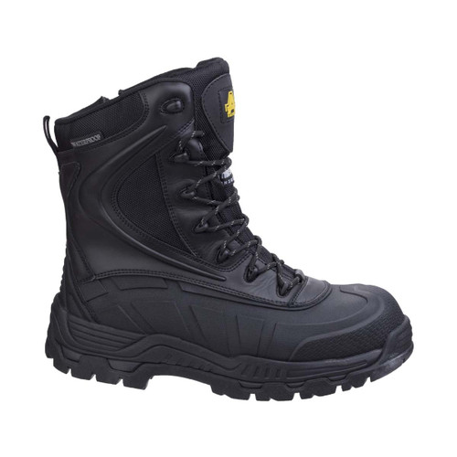 Amblers Safety AS440 Hybrid Metal Free Hi-leg Waterproof Safety Boot Black - 8