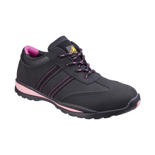 Amblers Safety FS47 Safety Trainer Black/Pink - 3