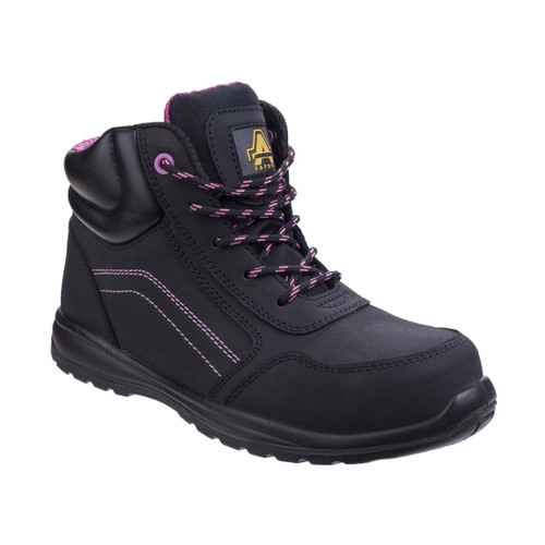 Amblers Safety AS601 Lydia Composite Safety Boot With Side Zip Black - 6