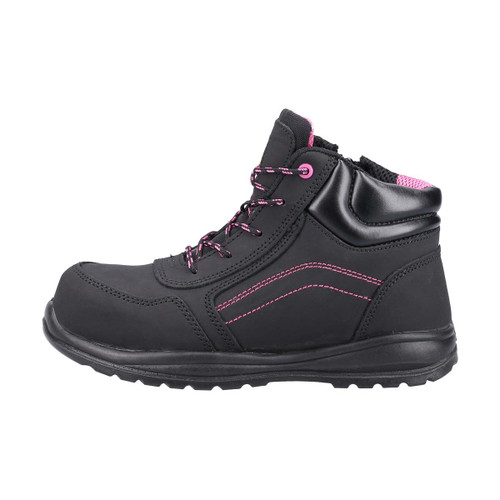 Amblers Safety AS601 Lydia Composite Safety Boot With Side Zip Black - 6.5