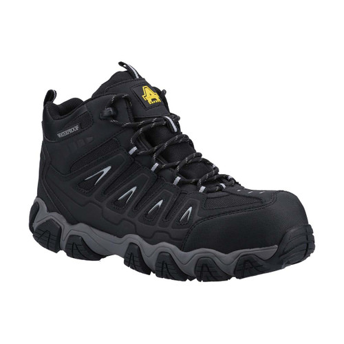 Amblers Safety AS801 Waterproof Non-Metal Safety Hiker Black - 10.5