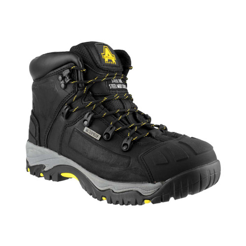 Amblers Safety AS803 Waterproof Wide Fit Safety Boot Black - 8