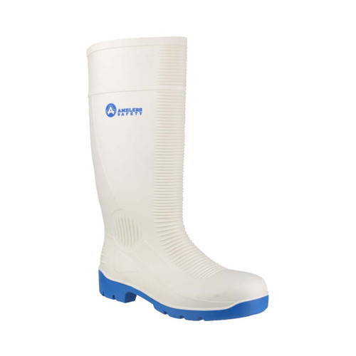 Amblers Safety FS98 Steel Toe Food Safety Wellington White - 5