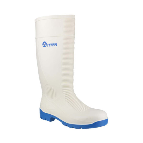 Amblers Safety FS98 Steel Toe Food Safety Wellington White - 6