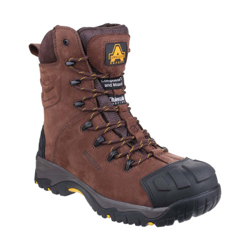 Amblers Safety AS995 Pillar Hi-leg Safety Boot Brown - 6