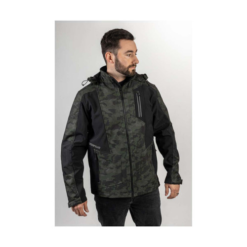 Caterpillar Mercury Soft Shell Jacket Night Camo -