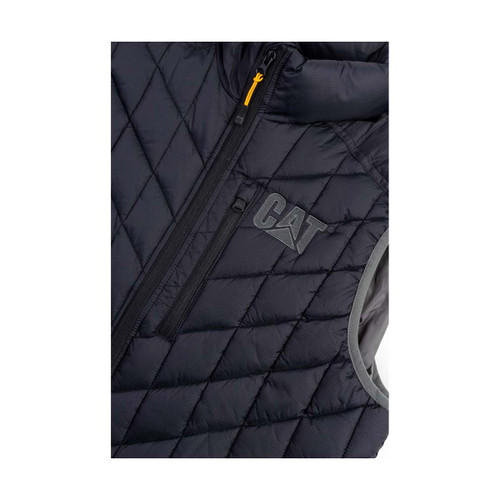 Caterpillar Insulated Vest Black Charcoal -