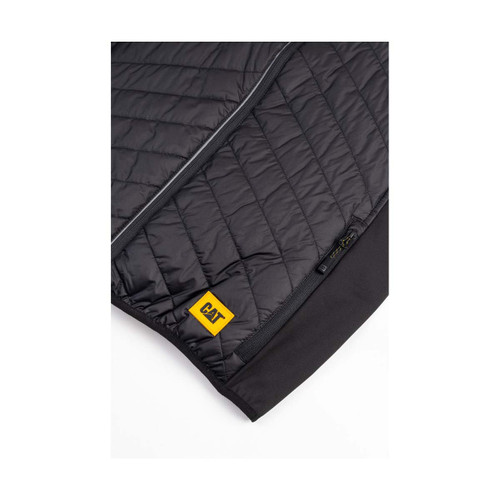 Caterpillar Trades Hybrid Body Warmer Black/Yellow -