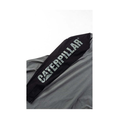 Caterpillar Hooded Long Sleeve Tee Dark Shadow -