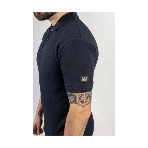 Caterpillar Essentials Polo Shirt Navy -