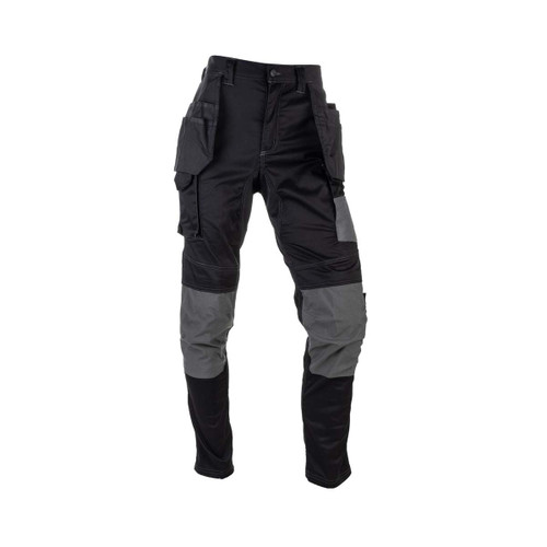 Caterpillar Essentials Stretch Knee Pocket BLACK-DARK SHADOW -