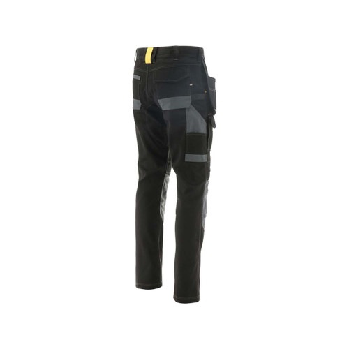 Caterpillar Essentials Stretch Knee Pocket BLACK-DARK SHADOW -