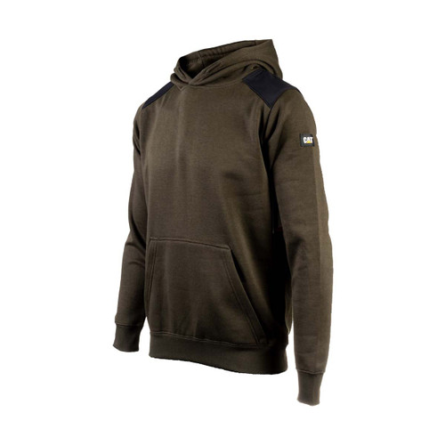 Caterpillar Essentials Hooded Sweatshirt Army Moss -