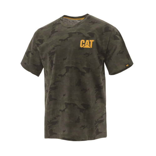 Caterpillar Trademark Tee Night Camo -