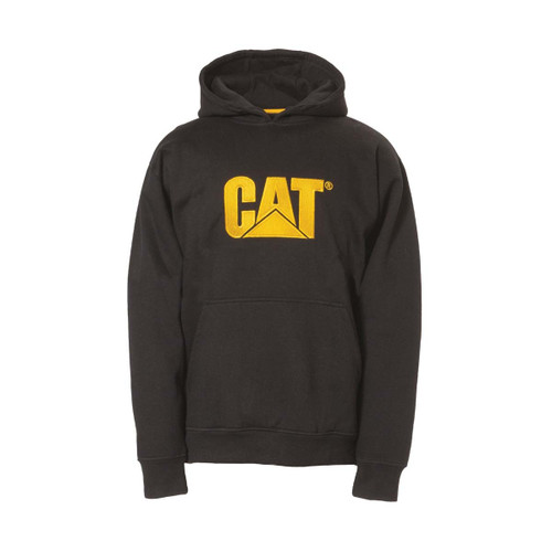 Caterpillar Trademark Hooded Sweatshirt Black - 4X