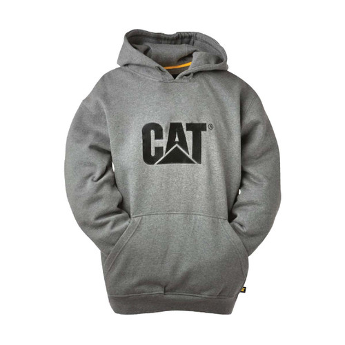 Caterpillar Trademark Hooded Sweatshirt Heather Grey -