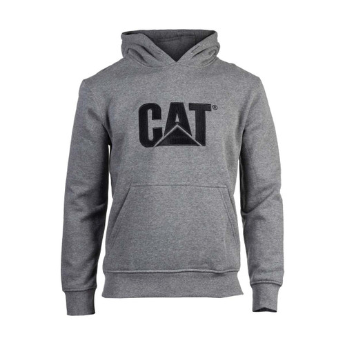 Caterpillar Trademark Hooded Sweatshirt Heather Grey - XX