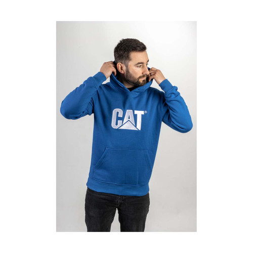 Caterpillar Trademark Hooded Sweatshirt Memphis Blue - X