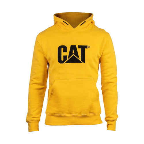Caterpillar Trademark Hooded Sweatshirt Yellow/Black - 3X