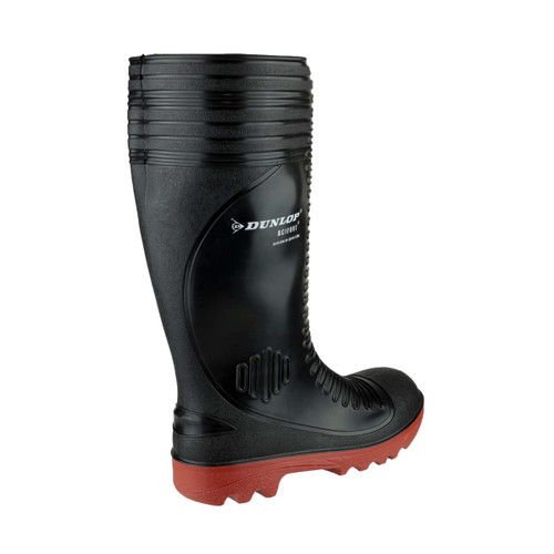 Dunlop Acifort Ribbed Full Safety Wellington Black - 11