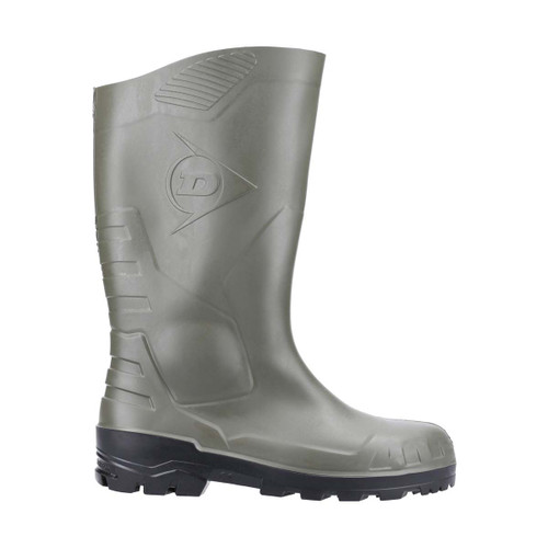 Dunlop Devon Full Safety Wellington Green/Black - 11