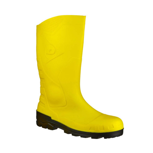 Dunlop Devon Full Safety Wellington Yellow/Black - 3