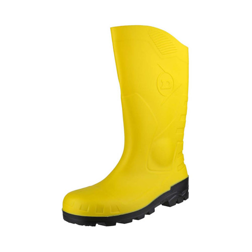 Dunlop Devon Full Safety Wellington Yellow/Black - 5