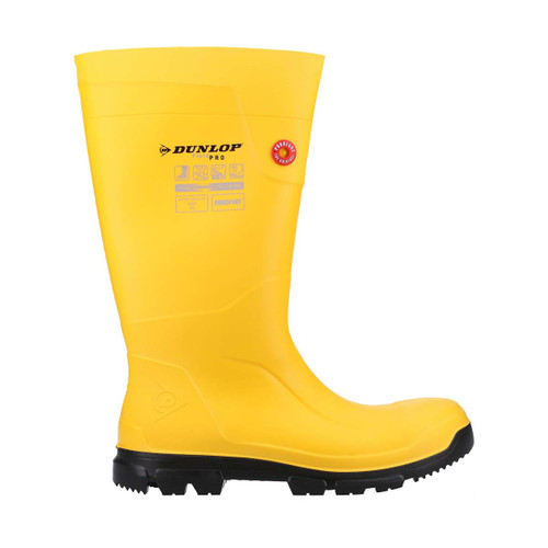 Dunlop Purofort FieldPRO Full Safety Wellington Yellow/Black - 8