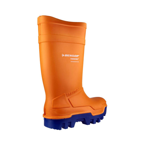 Dunlop Purofort Thermo+ Full Safety Wellington Orange - 7