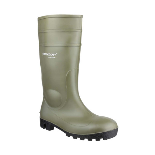 Dunlop Protomastor Safety Wellington Green - 6.5