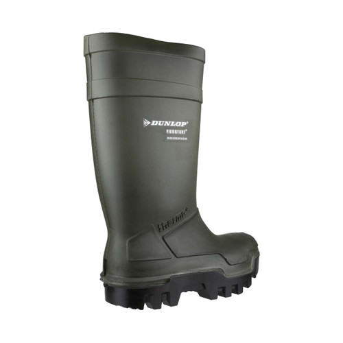 Dunlop Purofort Thermo+ Full Safety Wellington Green - 8