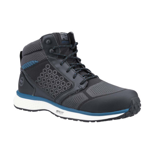 Timberland Pro Reaxion Mid Composite Safety Boot Black/Blue - 6