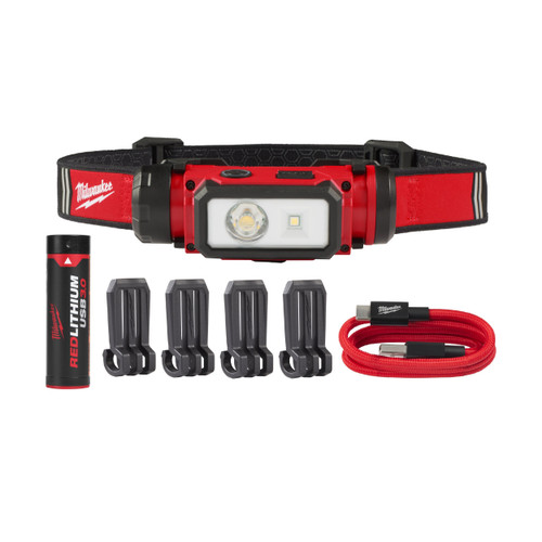 Milwaukee L4HL2-301 600 Lumen Rechargeable Headlamp