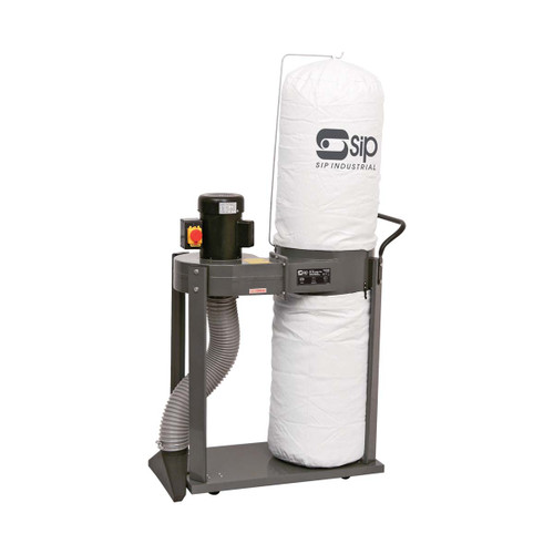 SIP 01969 1HP Single Bag Dust Collector w/ Attachments